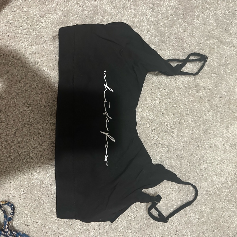 White fox bra top
